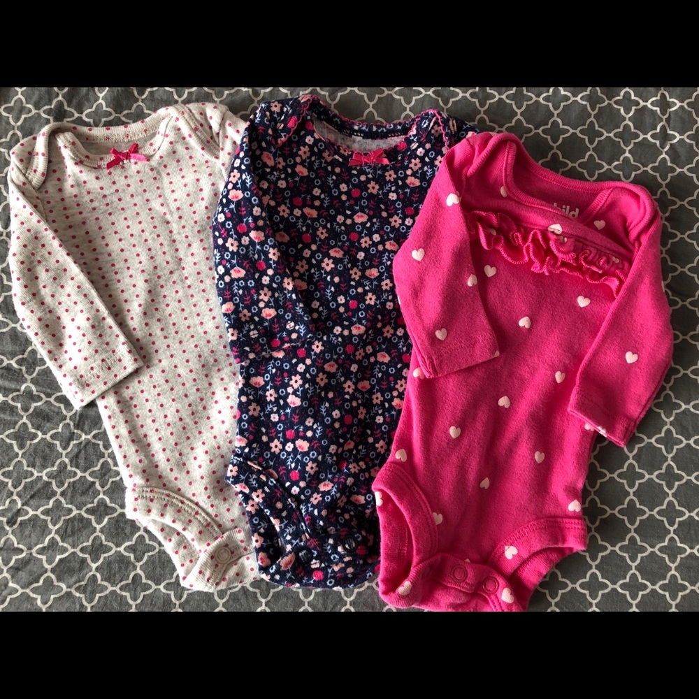 Child of Mine Long Sleeve Onesies, Preemie